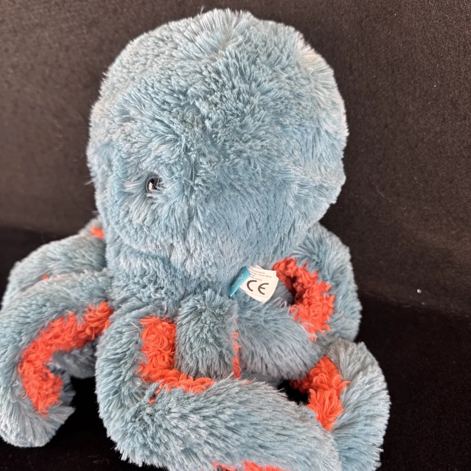 Juguete Manhattan Pulpo Azul Naranja 14" Peluche Animal Bebé Juguete 2020 Foto 3 de 4