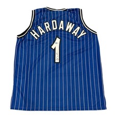Anfernee Penny Hardaway Signed Orlando Magic Custom Jersey Beckett Wit BAS COA