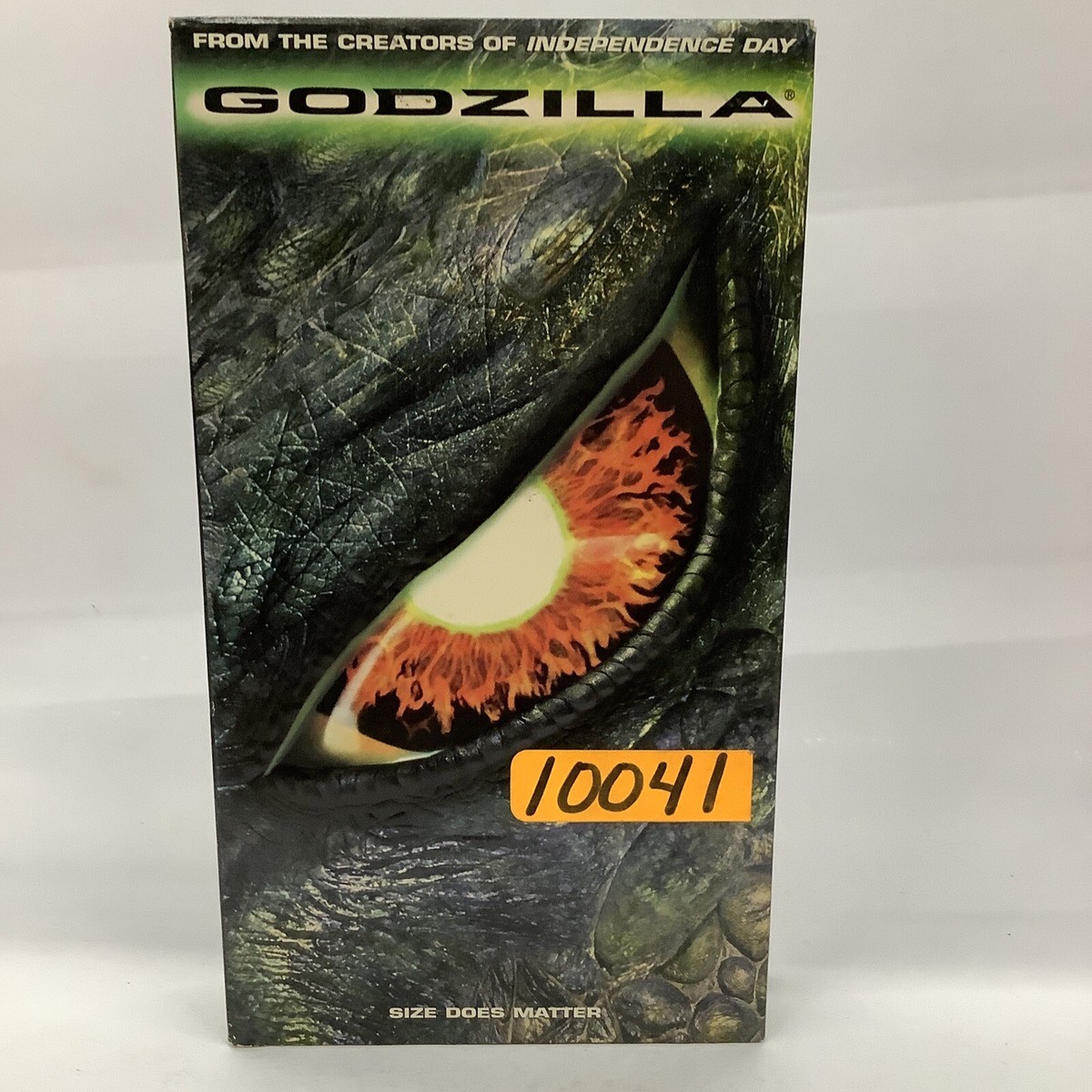 Godzilla VHS Tape 1998 Closed Captioned Movie Vintage 43396231238