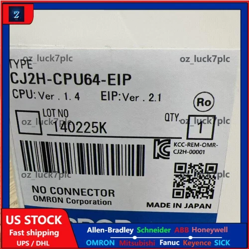 Omron PLC CJ2H-CPU64-EIP Programmable Controller Module CPU Unit US Free TAX