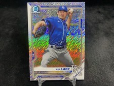ASA LACY 2021 BOWMAN CHROME #BCP-194 PROSPECT BASE SHIMMER REFRACTOR / ROYALS