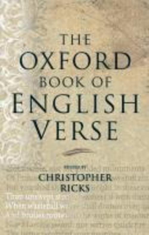 Thumbnail - The Oxford Book Of English Verse Christopher Ricks