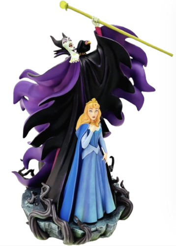 Disney Parks Aurora Dornröschen & Maleficent Figur Statue Neu mit Box - Bild 3 von 3