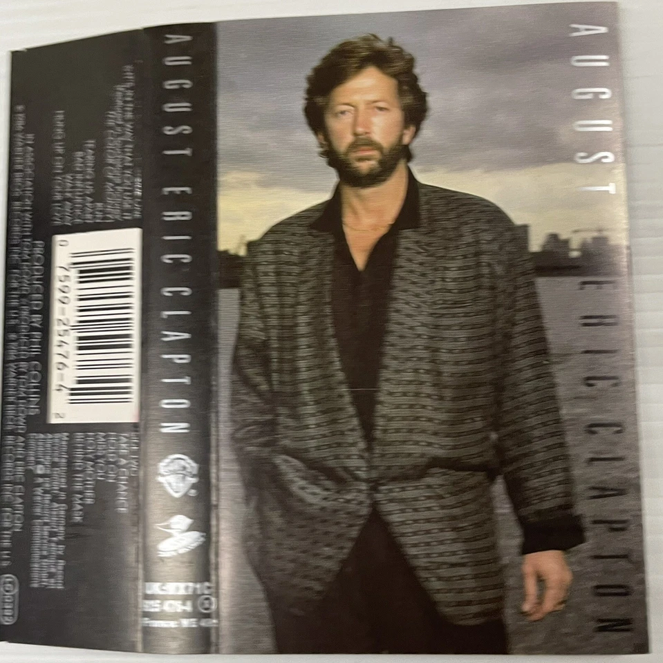 Eric Clapton August Music Cassette Tape 925 476-4 Warner Brothers 1986 Original - Image 4 of 4