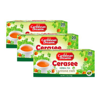 Caribbean Dreams Cerasee (Pack of 3) 60 Tea bags - Import fees are paid by us