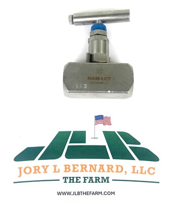 HAM-LET, H-98-10-SS-N-V-1/2, SST BONNET NEEDLE VALVE, 1/2''NPT, 6000PSI, NEW NOS