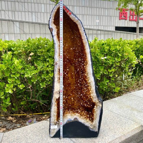 149.31LB Large Natural citrine geode cluster quartz crystal cathedrals specimen - 第 3/17 張圖片