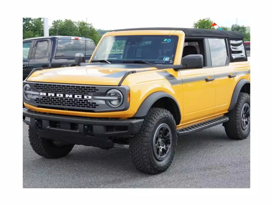 Romik 51754419 Black Side Steps Fit 2014-2020 Toyota Highlander Foto 3 de 4