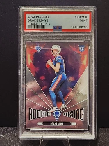 2024 Panini Phoenix - Rookie Rising Drake Maye #RR-DME (RC) PSA 9 Mint