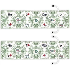 2 Pcs Drawstring Mahjong Bags Protective Sleeve Printed Tile Bag 26 Inches Ma...