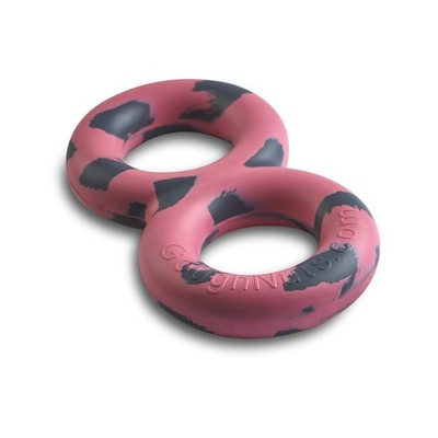 Goughnuts HeavyDuty Indestructible Tug Toy for Aggressive Chewers  Medium Pink