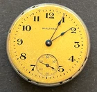 Antique 1917 Waltham Model 1907 310 Watch Movement Good Balance 3/0s 7j Gold