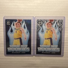 2024-25 Optic - White Hot Rookies Dalton Knecht RC Purple Prizm plus Base
