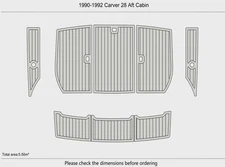 DuraEVA Seadek EVA Foam Boat flooring 1990-1992 Carver 28 Aft Cabin