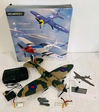 2.4G Volantex WWII Spitfire 3CH RC aereo telecomando caccia acrobatico RTF