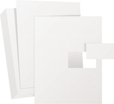 200 Pcs Blank Business Card Paper for Inkjet Laser Printers Matte White