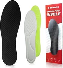Carbon Fiber Insoles Carbon Fiber Foot Plate 1 PC Rigid Shoe Insert Support Turf