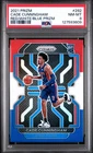 127593809 Cade Cunningham 2021 Panini Prizm #282 Red White and Blue RC PSA 8