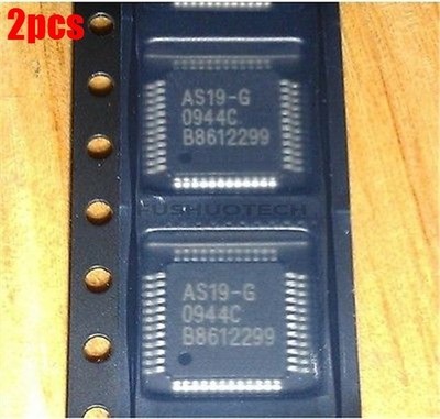 2pcs AS19-HG AS19 QFP48 E-CMOS LCD Power Chips New Ic hx #ff