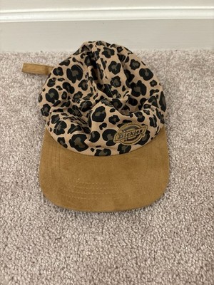 Dickies Leopard Print Adjustable Woman s Hat RARE
