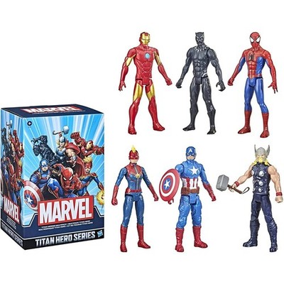 Marvel Titan Hero Series Multipack 6 pack Box Set Action Figures Spider-Man
