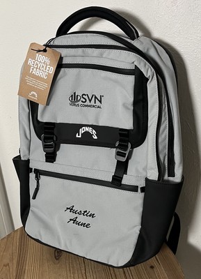 NEW Jones Sports Co. A2 Backpack Light Gray Travel Bag Day Pack Golf w/ LOGOS