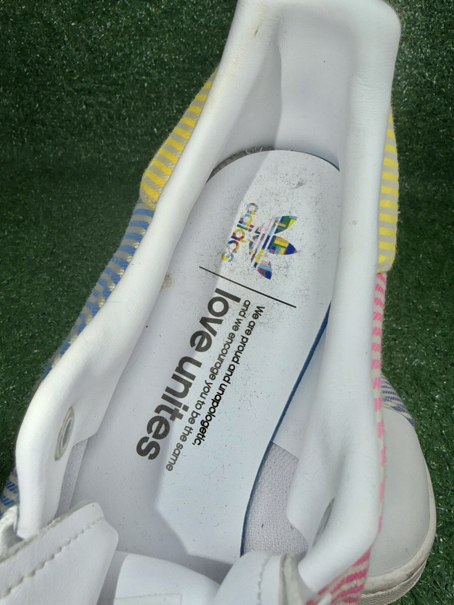 Adidas Stan Smith Pride Love Unites Shoes FY9021 Mens Size  display picture 3