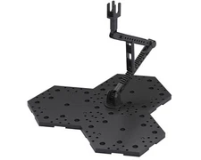 Bandai Action Base 4 Display Stand (Black) For Gundam Model Kits [BAS2410267]