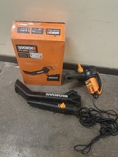 WORX WG505E Trivac Leaf Blower Mulcher - BLOW NOT WORKING - NO MULCH BAG