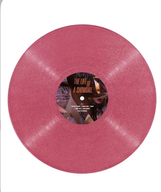 Taylor Swift The Life of a Showgirl Transparent / Orange / Magenta Vinyl PRESALE - Image 4 of 4