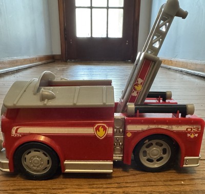 PAW PATROL NICKELODEON Spin Master MARSHALL RESCUE FIRE TRUCK PUSH N GO