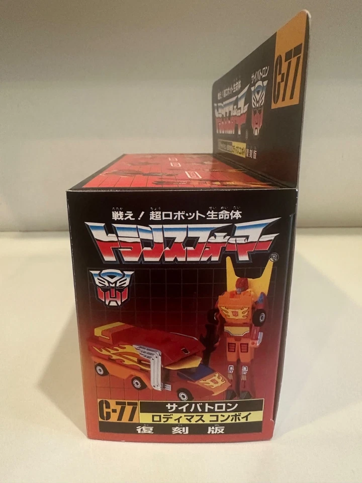 G1 Takara Tomy Transformers E-hobby Reissue C-77 Rodimus Prime MIB Unused! - Image 3 of 4