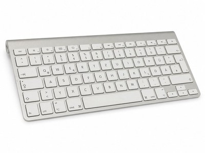 Apple Wireless Keyboard A1314 Aluminium Bluetooth Tastatur DE Layout QWERTZ