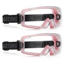 2 Pack Safety Goggles Over Glasses   ANSI Z87.1 Certified Eye Protection W