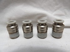 Festo Push-In Fitting QS-1/4-1/4-I-U-M (Qty of 4)