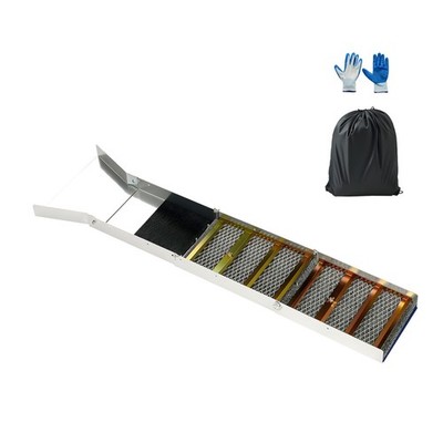 Uimoso 2-in-1 Highbanker Sluice Box, Aluminum Alloy, 50-Inch Gold Mining Tool