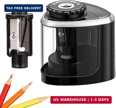 Aogwat Electric Pencil Sharpener Fast Sharpen No.2 School Office