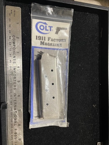 Colt 1911  45 ACP 8 Round Stainless Magazine.