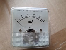 DC Analogue Ammeter 0-1 mA scale