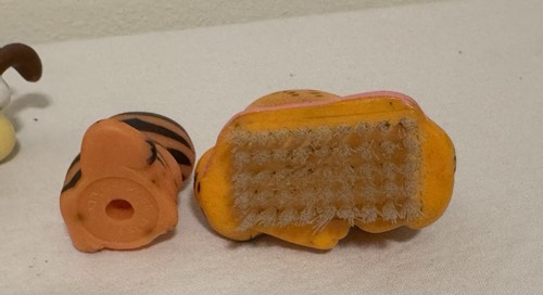 Garfield PVC Figure Odie Spazzola Unghie Vintage Lotto di 12 - Foto 5 di 5