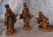 Fontanini Depose Italy Christmas 3 WISEMEN Simonetti Vintage Manger Figures Crec