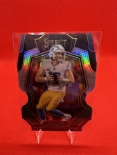 2022 Panini Select - Premier Level Justin Herbert #155 Black & Green Prizm...