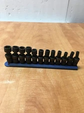 Matco Tools SAUPM126V ADV 12-Piece 1/4” Drive Metric Impact Swivel Socket Set