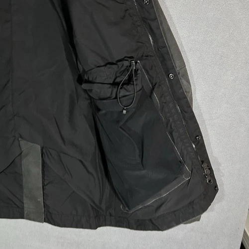 Vollebak Planet Earth Jacket Medium Black Waxed Cotton Beeswax Utility Coat image 8