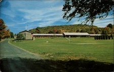 Watson Homestead Memorial Foundation Coopers Plains NY vintage postcard h687