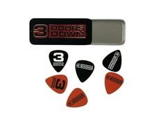Three Doors Down Limited Edition Final Tour 2024 Guitar Pick Set Tin Brad Arnold