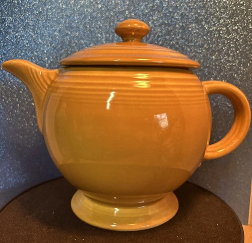 Classic Modern Fiesta Ware Butterscotch Tea Pot w/Lid (2020-2024) By Fiesta