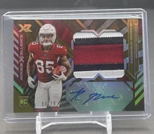 Rondale Moore 2021 Panini XR Rookie Xcellence Patch Auto Gold /10 RPA #RXA-RMO