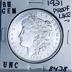 1921 BU GEM MORGAN SILVER DOLLAR UNC MS+++ U.S. MINT RARE COIN 8438