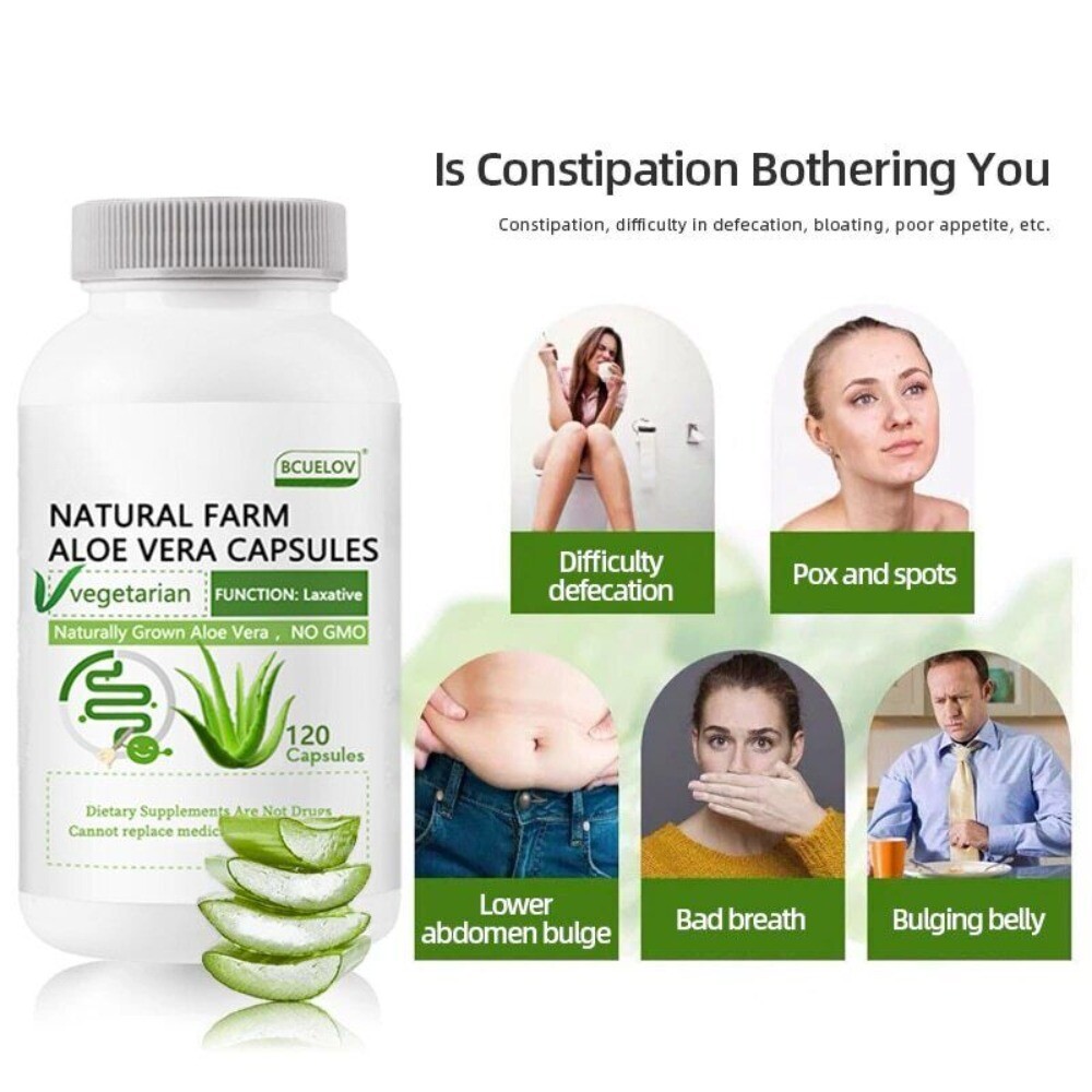 Aloe Vera -120 Capsule - 100% Pura Biologica - Gestione del Peso